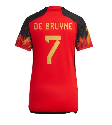 Belgia Kevin De Bruyne #7 Koszulka Podstawowych Kobiety MŚ 2022 Krótki Rękaw